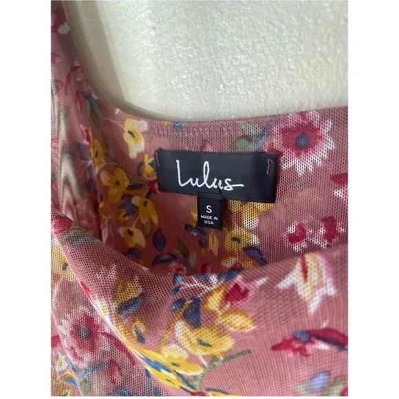 Lulu’s Love in the Garden Floral Mesh Bodysuit - Picture 4 of 6